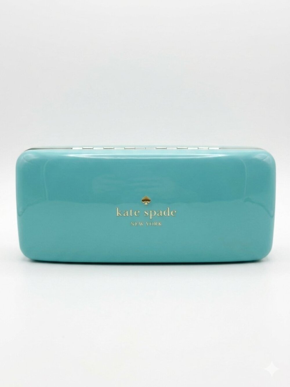 KATE SPADE Colorblock Green & Turquoise Clamshell Sunglasses Glasses Case